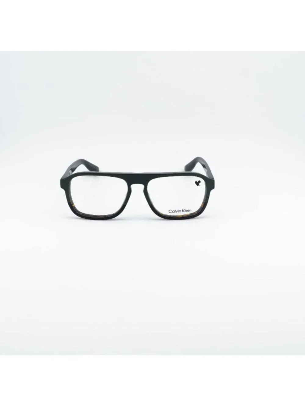 Calvin Klein CK25515 303 Eyeglasses Green / Havana 58mm Square Frame